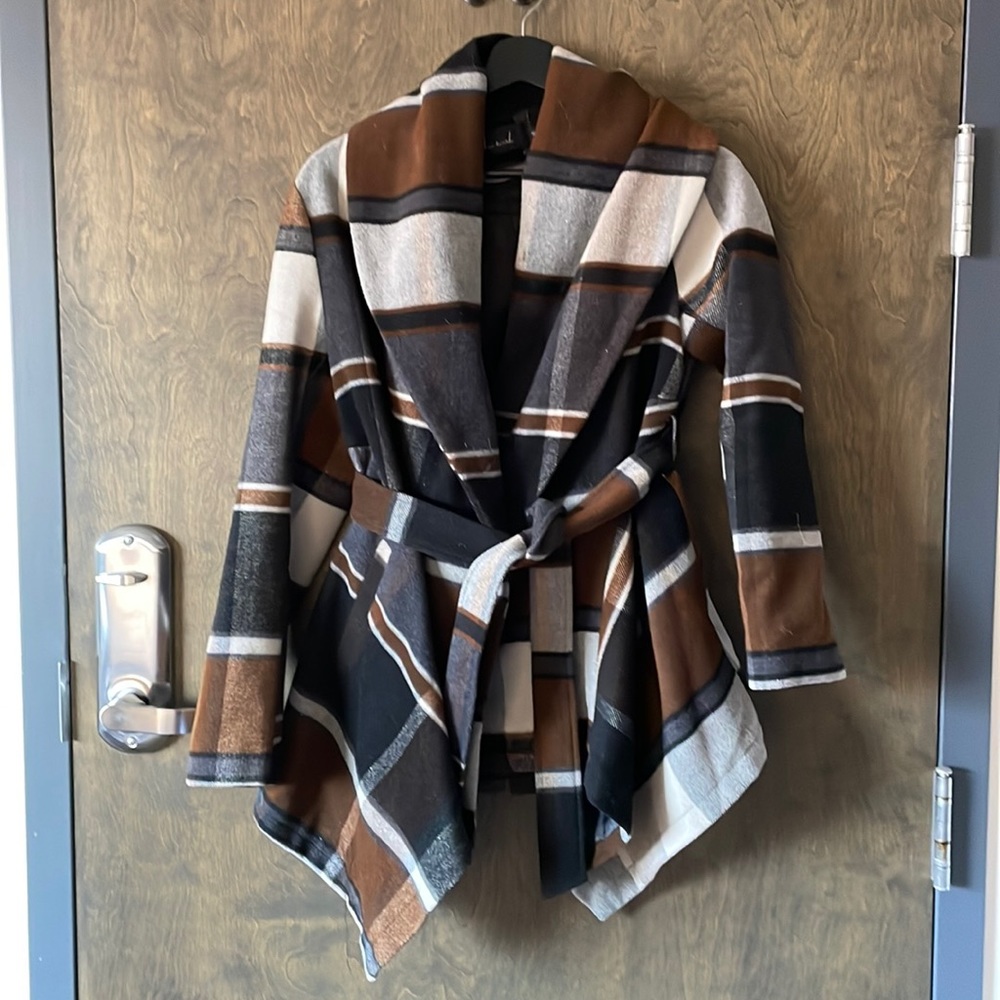 Prairie Check Rabato Plaid Coat